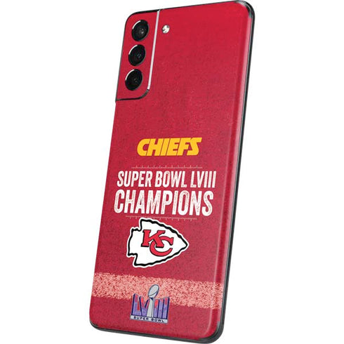 NFL Chiefs Super Bowl LVIII Champions Galaxy S21 Plus 5G Skin